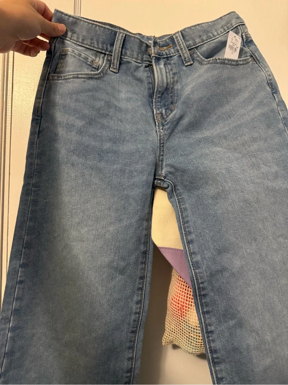Old Navy Light Blue Kids Straight-Leg Jeans